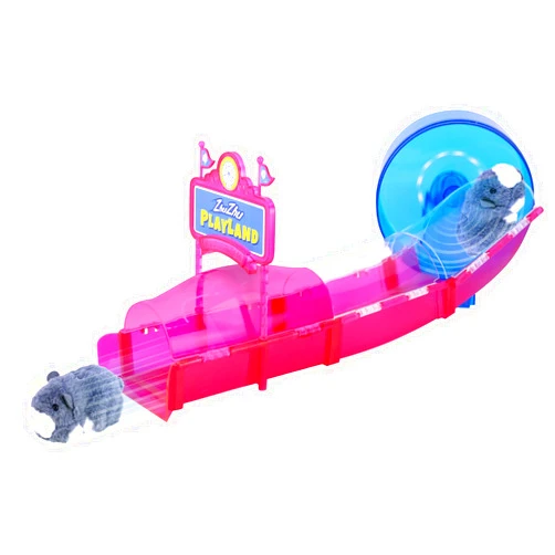 zhuzhu City Ferris Wheel with Hamster Scoodles – Perfect for Boys & Girls! Interactive Hamster & Spinning Wheel – 40+ Unique Sounds & Actions – Pets Without The Mess
