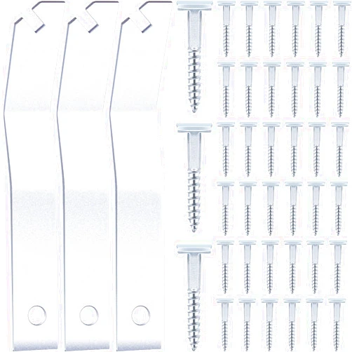 Lanties 103 Pcs T Screw Wrench Set, 100 Pcs T Head Security Screw and 3 Pcs T Screw Wrench Hardened Wrench Security Screws Picture Hangers to Lock Artwork
