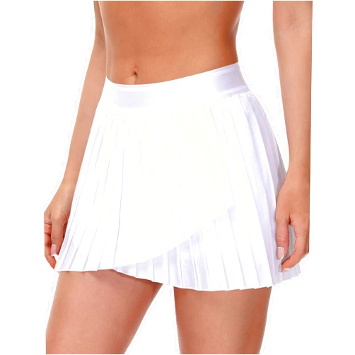 UrKeuf Women's Pleated Tennis Skirts with Pockets Flowy Athletic Golf Cute Casual Skater Skirts Sports Skorts Inner Shorts