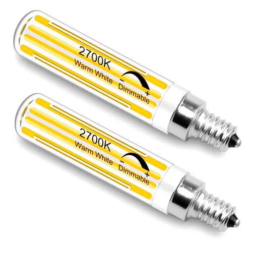 ZHENMING Updated Dimmable E12 LED Bulbs 120W 150W Incandescent Bulb Equivalent,Super Bright COB E12 LED Corn Bulb 15W 1500LM Bulbs, Warm White 2700K Lights, CRI85+, E12 Base LED Lamp, Pack of 2