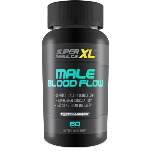 Happy Health Marketplace Male Blood Flow Support Supplement Super Results XL - Our Best Blood Circulation Supplements for Men - Help Blood Circulation Support - Blood Circulation Supplement to Promote Blood Circulation