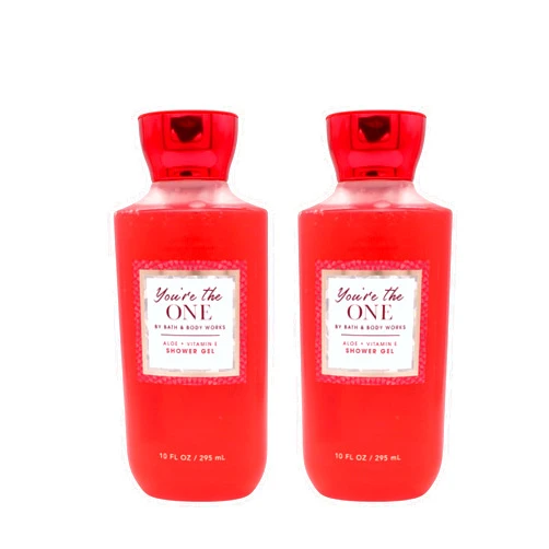 Bath & Body Works Shower Gel Gift Set 10oz Each Pack of 2 (You're The One)
