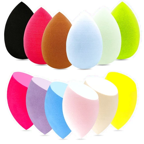 Scartink 12 Pieces Professional Makeup Sponge Set,Latex Free Flawless Soft Setting Face Puffs,Multicolor Beauty Blender Cosmetic Applicator for Powder,Liquid,Facial Makeup Tools