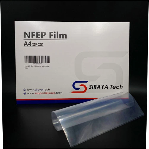 Siraya Tech 2 Pcs NFEP Film - A4 size (210 X 297mm) Better Durability Fewer Layer Lines Accurate Print Results Great for Resin Printing Better Performance Over FEP for LCD DLP 3D Printers
