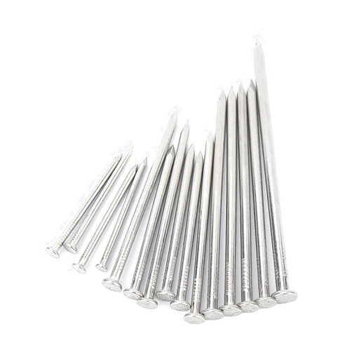 TNDYIG 100 Pcs 16-100mm Flat Head Hardened Cement Steel Nails High Strength Iron Nails Round Head Concrete Brick Wall Nails (Color : M5X70mm (20pcs))