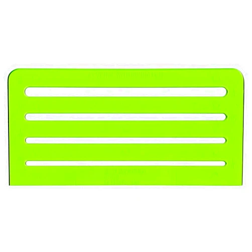 Rapidesign Lettering Aid Template, 1/8, 5/32, 3/16, 1/4 Inch Sizes, 1 Each (R925),Green