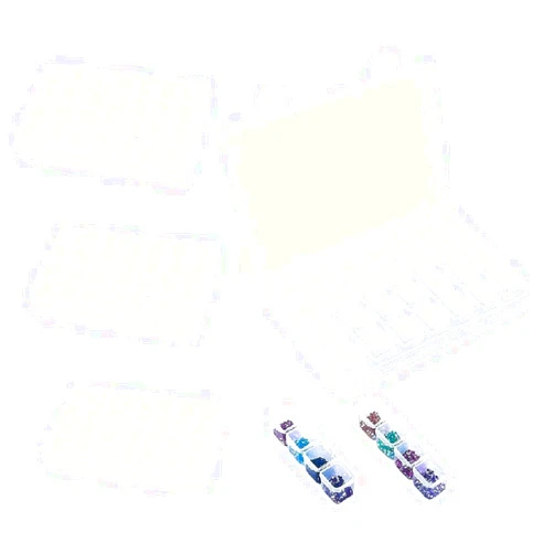 Qirrong 4 Pack 28 Slots Diamond Embroidery Boxs, 5D Diamond Painting Storage Case for for DIY Art Craft