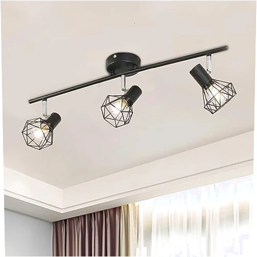 LUCOG Bathroom Vanity Light Fixture, 3 Light Black Vanity Light, Bathroom Vanity Lights Fixtures Over Mirror, Wall Lamp Farmhouse Kitchen Light Fixtures