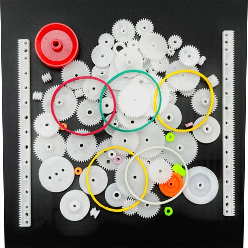 URIMPAVIDO 75PCS Plastic Gears Set Various Gear Kit for RC Car Motor Toy DIY Model Toys Helicopter Remote Control Car Robot Toy Replacement Gear Accessories