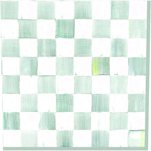 MACKENZIE-CHILDS Luncheon Paper Napkins, Stylish Paper Luncheon Napkins, Gray-and-White Sterling Check