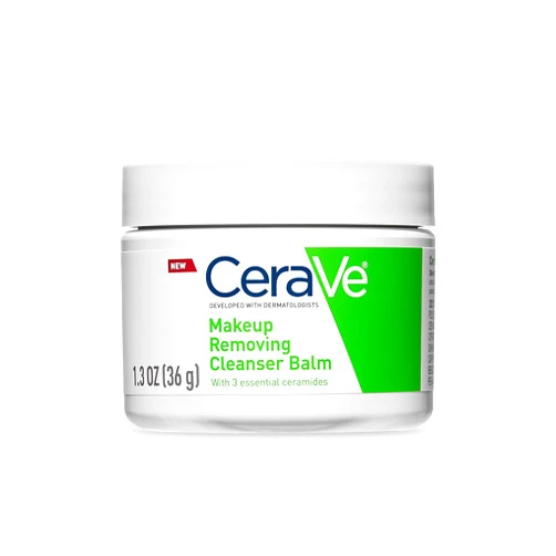 CeraVe Cleansing Balm for Sensitive Skin | Hydrating Makeup Remover with Ceramides and Plant-based Jojoba Oil for Face | Non-Comedogenic Fragrance Free Non-Greasy |1.3 Ounces