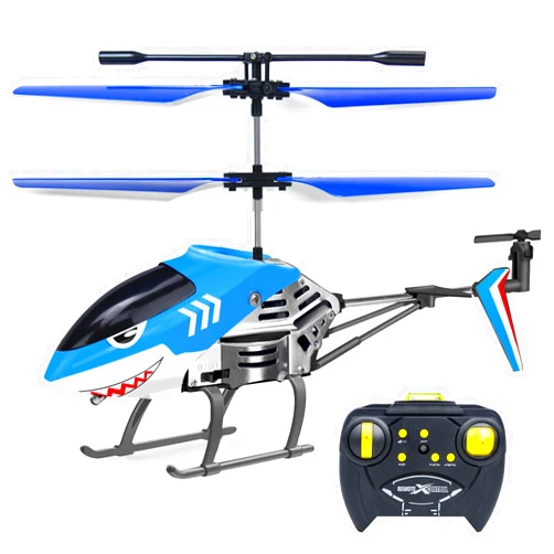 YongnKids Remote Control Helicopter for Kids| Toys for Ages 8+ | Rc Helicopter Toys with LED Lights, 3.5 Channel, Gyro Stabilizer, Altitude Hold, 2.4GHz Helicopter Toys for Beginner Boys Girls Indoor-Shark
