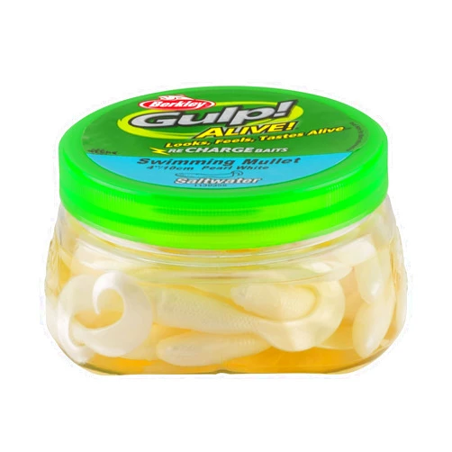 Berkley Gulp! Alive! Swimming Mullet Saltwater Fishing Soft Bait