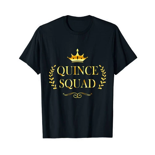 Quince Squad Quinceanera Gifts Quince Squad 15th Birthday Cute Quinceanera Celebration Gift T-Shirt