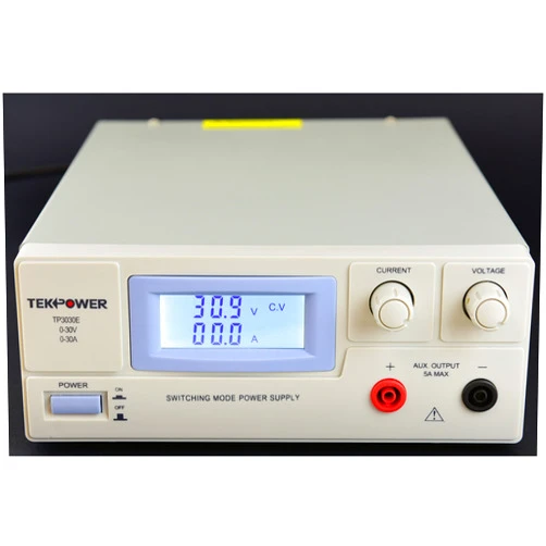 Tekpower TP3030E DC Adjustable Switching Power Supply 30V 30A, Digital Display with Back Light
