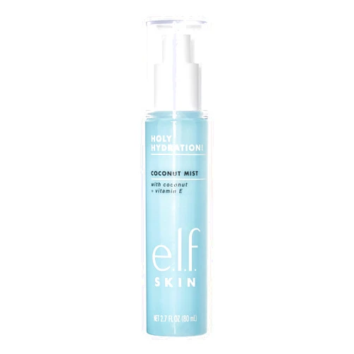 e.l.f. Cosmetics Holy Hydration! Hydrating Coconut Mist, Refreshes, Soothes & Invigorates Skin, Tropical Scent, 2.7 Fl Oz (Pack of 1)