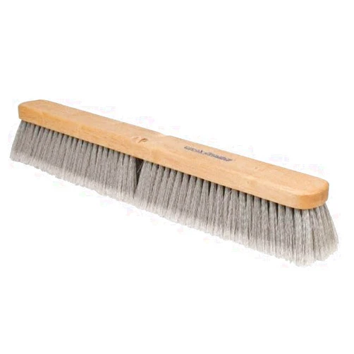 PRO SOURCE Fine-Sweep Push Broom Head with Threaded Wood Block: 24 inch Wide