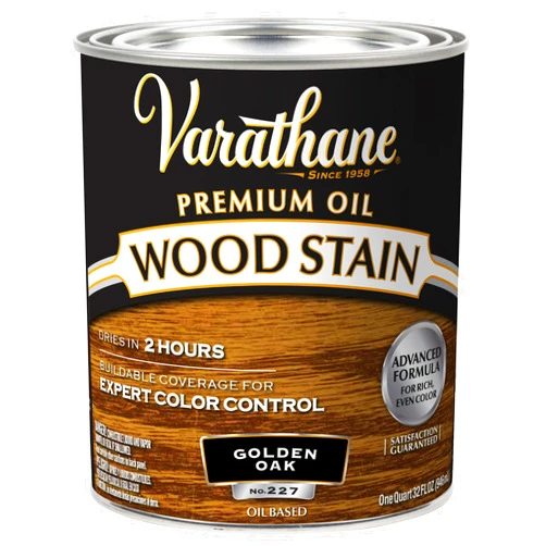 Varathane 211716H Premium Wood Stain, Quart, Golden Oak