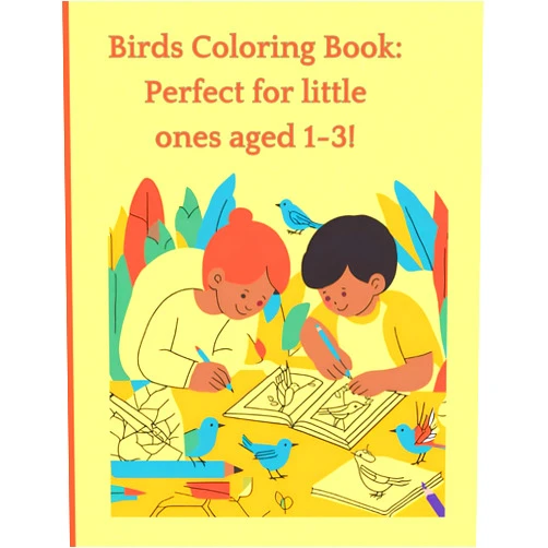 Mr. Pawan Hiray Birds Coloring Book: Perfect for little ones aged 1-3!