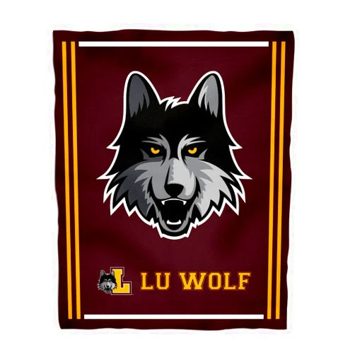 Vive La Fete Minky Blanket Super Soft 100% Polyester Luxury Blanket Loyola University Chicago Ramblers Maroon Plush Soft Minky Blanket 36