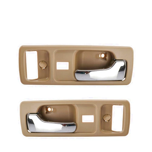XEMRVGU Door Handle Inside Interior Tan Pair Set Fits 2 Door