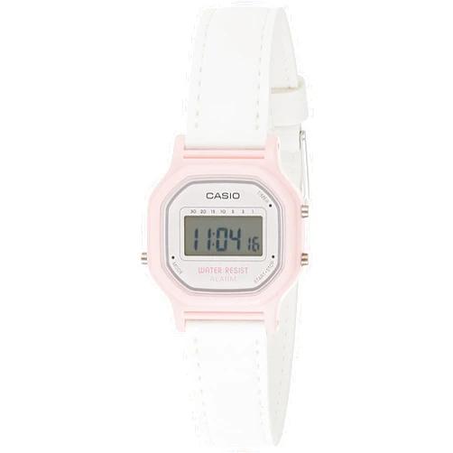 Casio Women's 'Vintage' Quartz Resin Casual Watch, Color:White
