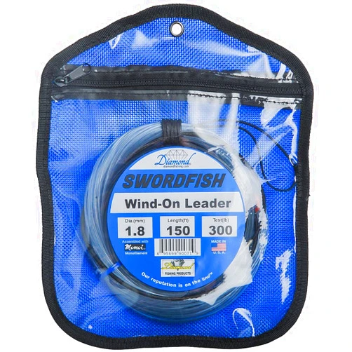 YZJSM Momoi Diamond Special Swordfish Wind-On Leaders - 250lb Test - White - 150ft