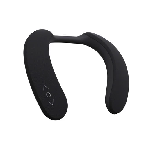 HGHOHG Wireless Neck Speakers - 3D Surround Sound & Ergonomic Design, 24H Playtime,Fashionable Style for Gym/Travel Home, Office, and Outdoors (Black)
