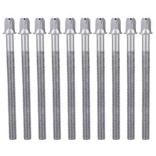 Hyclam 10Pcs Drum Screws - Snare & Bass Drum Lugs & Tension Rods