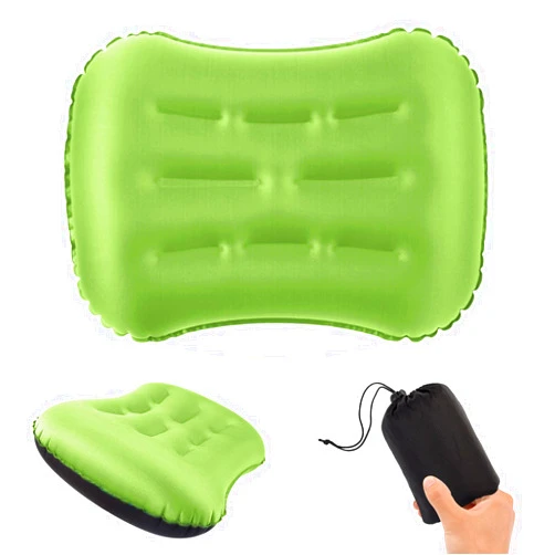 VICKSONGS Inflatable Camping Pillow for Sleeping Ultralight - Camp Pillow, Inflatable Pillow for Camping, Camping Inflatable Pillow, Hiking Pillow, Backpacking Pillow (Grass Green)