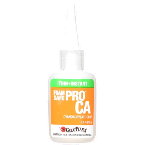 Great Planes Pro Foam Safe Ca Thin Glue 20G Cyanoacrylate Adhesive