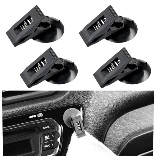Yvshy 4 PCS Car Receipt Suction Cup Holder, 1.37