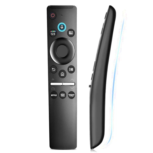 Qzanyee Life Voice Remote for Samsung Smart TV,Universal Remote Control Compatible for All Samsung TV LED QLED UHD SUHD HDR LCD Frame Curved Solar HDTV 4K 8K 3D Q60 Q70 Q80 Curved Frame Remote Replacement