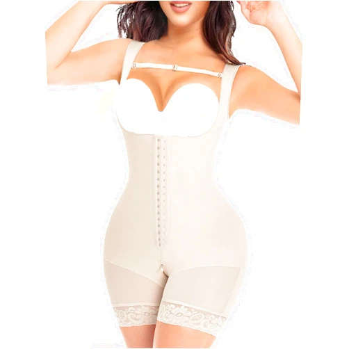 YIANNA Fajas Colombianas Moldeadoras Shapewear Tummy Control for Women Butt Lifter with Zipper Crotch Faja Body Shaper