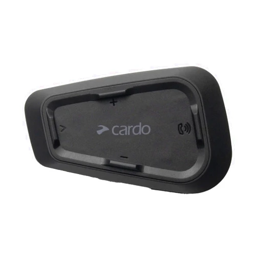 Cardo Systems Spirit Motorcycle Bluetooth Communication Headset, 2-Way Bluetooth, Thin 32mm Speakers, Waterproof, Universal Connectivity - Single Pack