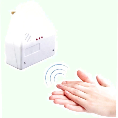 Peosaard Clap Light Switch Wireless Socket Switch Clapper Sound Activated Switch Control for Kitchen Bedroom, Socket Switch Wireless, standard, White
