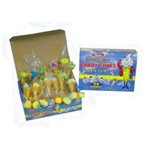 Marpro Marshmallow Candy Cones 24ct Box