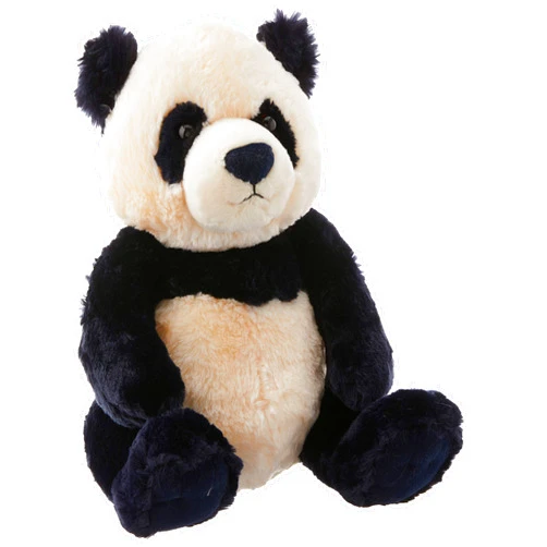 GUND Zi-Bo Panda Teddy Bear, Panda Bear Stuffed Animal for Ages 1 and Up, Navy/Cream, 17”