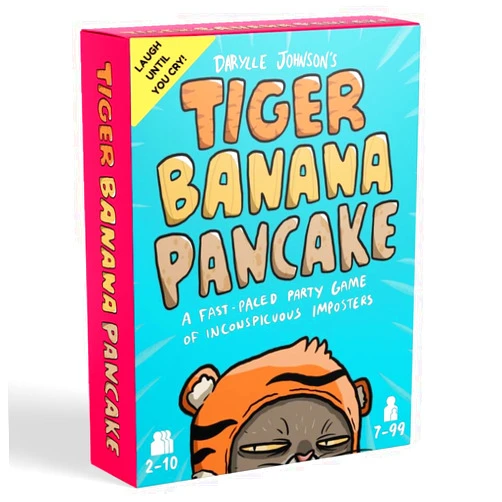 I'm Right You're Wrong Tiger Banana Pancake: 5 Min Card Game for Family Game Night, Speed Card Game for Kids & Teens, Hilarious Party Game for Adults, Ages 7-99, 2-10 Players, Designed by Darylle Johnson, seen on Netflix