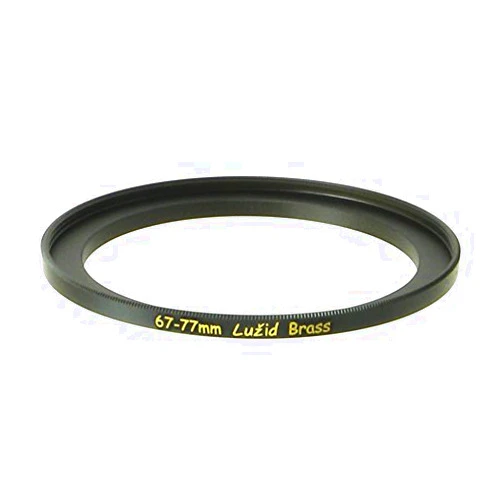 LUŽID X2 Brass 67mm to 77mm Step Up Filter Ring Adapter 67 77 Luzid