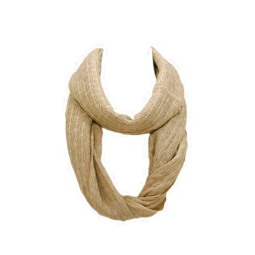 TrendsBlue Premium Solid Color Knit Infinity Circle Scarf