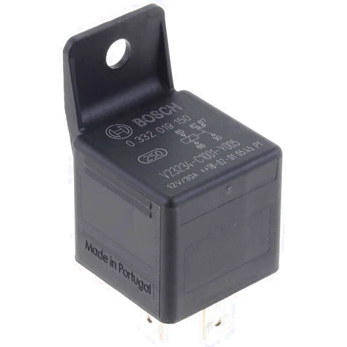 Bosch Automotive BOSCH 0332019150 Normal Open Mini Relay - 5 Pins, 12 V, 30 A - Single