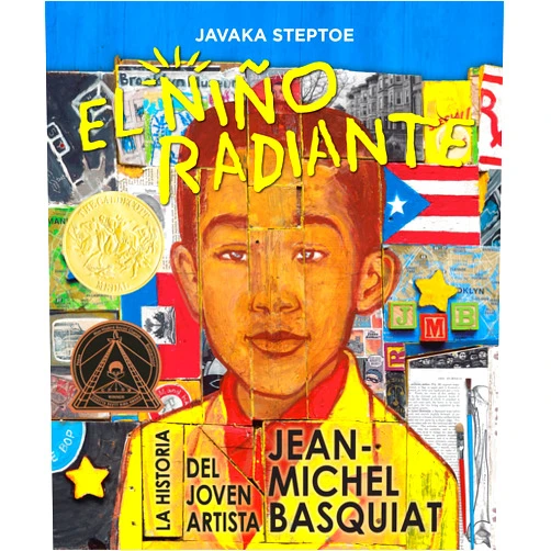Spanish Edition by Javaka Steptoe (Author) El niño radiante (Radiant Child): La historia del joven artista Jean-Michel Basquiat (Ganador de la Medalla Randolph Caldecott y del Premio Coretta Scott King para Ilustradores) (Spanish Edition)