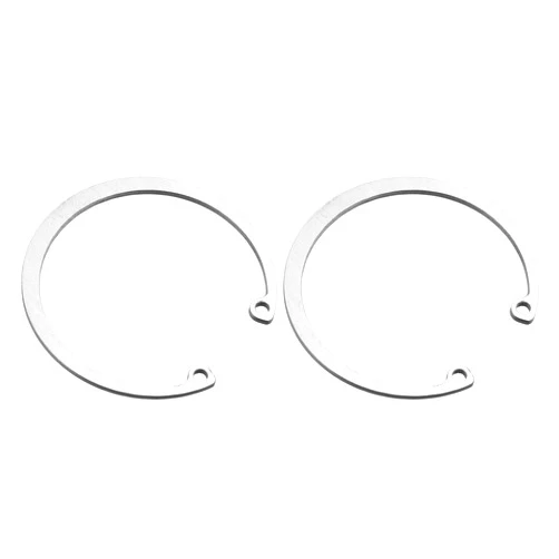 uxcell 2Pcs 72mm Internal Retaining Ring Circlip, 304 Stainless Steel Internal Circlip Snap Rings C-Clips for Grooved Shafts Studs, Silver Tone