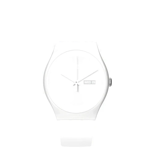 Swatch New Gent BIOSOURCED White Rebel Quartz Watch