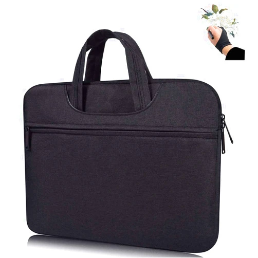 Higotech Wacom Portable Drawing Tablet Case & Carrying Bag Compatible with Huion KAMVAS 13, Xp-Pen Artist 12 & More - Black