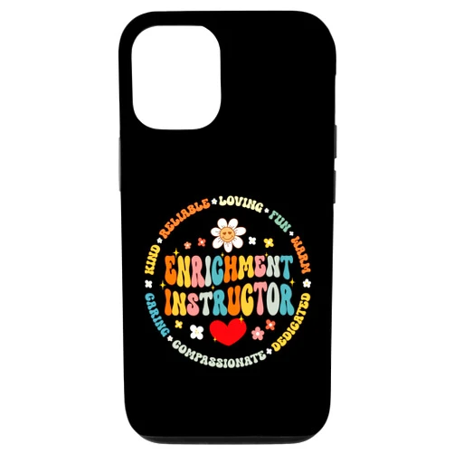 Funny Enrichment Back To School iPhone 14 Pro Enrichment Instructor Funny Coordinator Teacher Squad Case