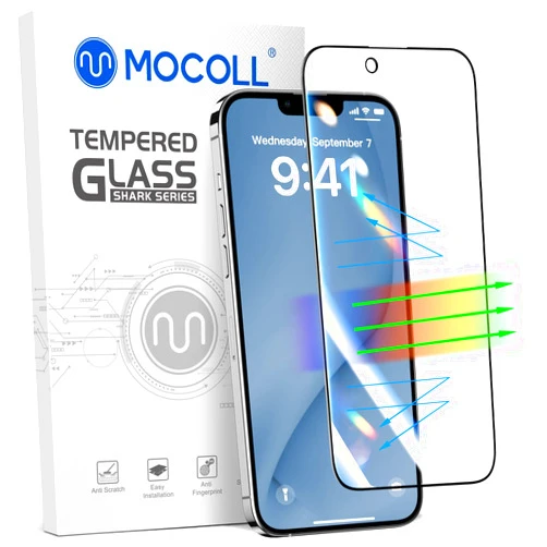MOCOLL JUST FOR QUALITY Screen Protector (Anti-Blue Light, iPhone14 Plus)