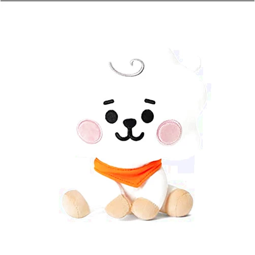 PKONG Lerion Cute Cartoon Pillow Doll (Rj, 4.5 inch) - Small Plush Puppets for Kids, Baby Series Stuffed Animal Figure