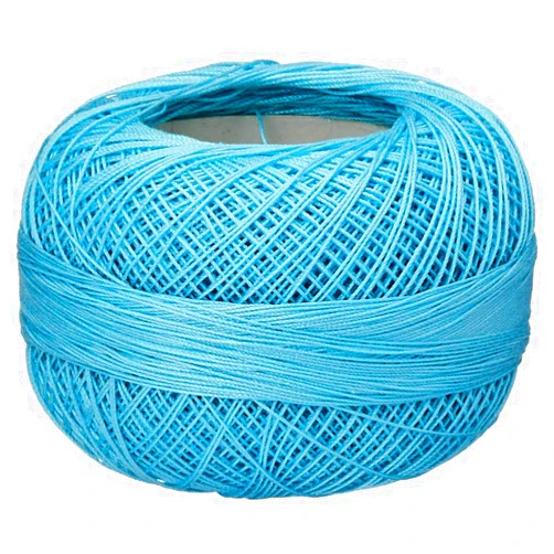 Lizbeth Size 80 HH80 Cotton Thread 184 yds 10 Grams, Turquoise Lt